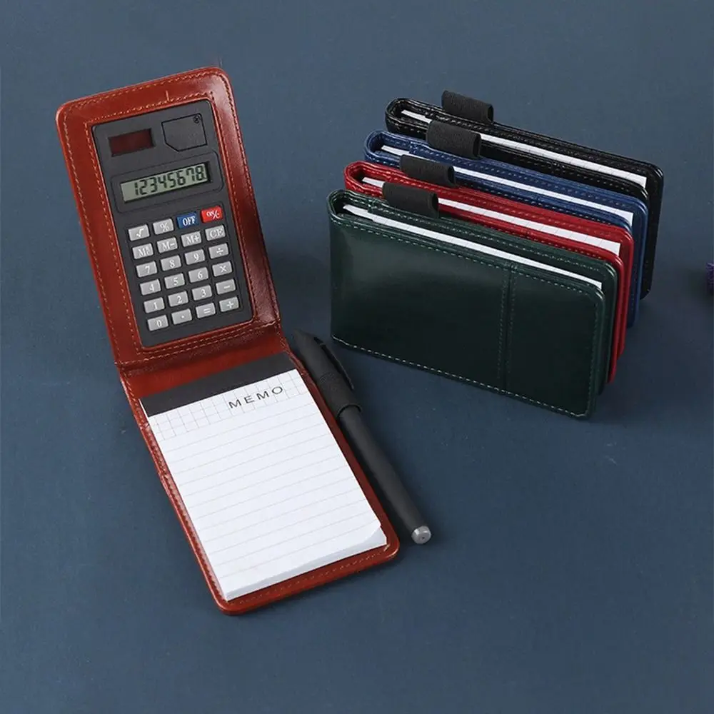 A7 Calculator Notebook Ultra-Thin Tearable Note-Taking Book Carryable Multi-Functional Memo Pad School Office Supplies 12PCS/Set