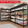 1500LBS Storage Shelves 61.2''W Wire Shelving Unit 5 Tier Metal Shelving for Storage Rack Shelves for Storage Heavy Duty 1