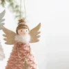 New Christmas Girl Ballet Angel Christmas Tree Pendant Mouse Doll Pendant  Plush Hanging Xmas Decoration Charms New Year Gifts 2