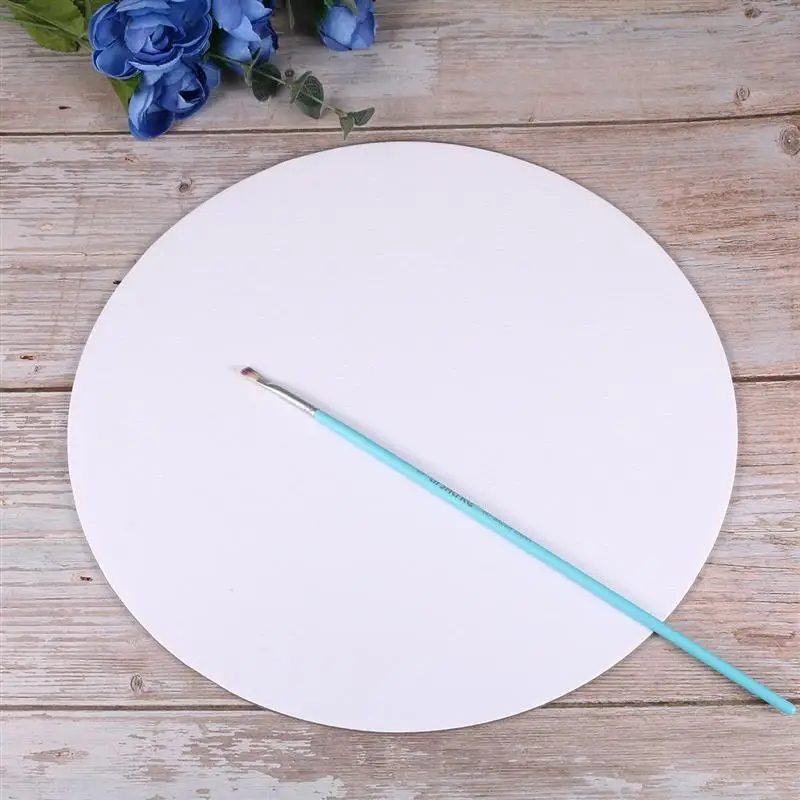 Canvas Round Art Painting Circle Board custom painting canvas painting canvas painting canvas board Artist Oil Acrylic Panels For 40Cm Frame Large Circular Fine Paint Blank Boards Panel