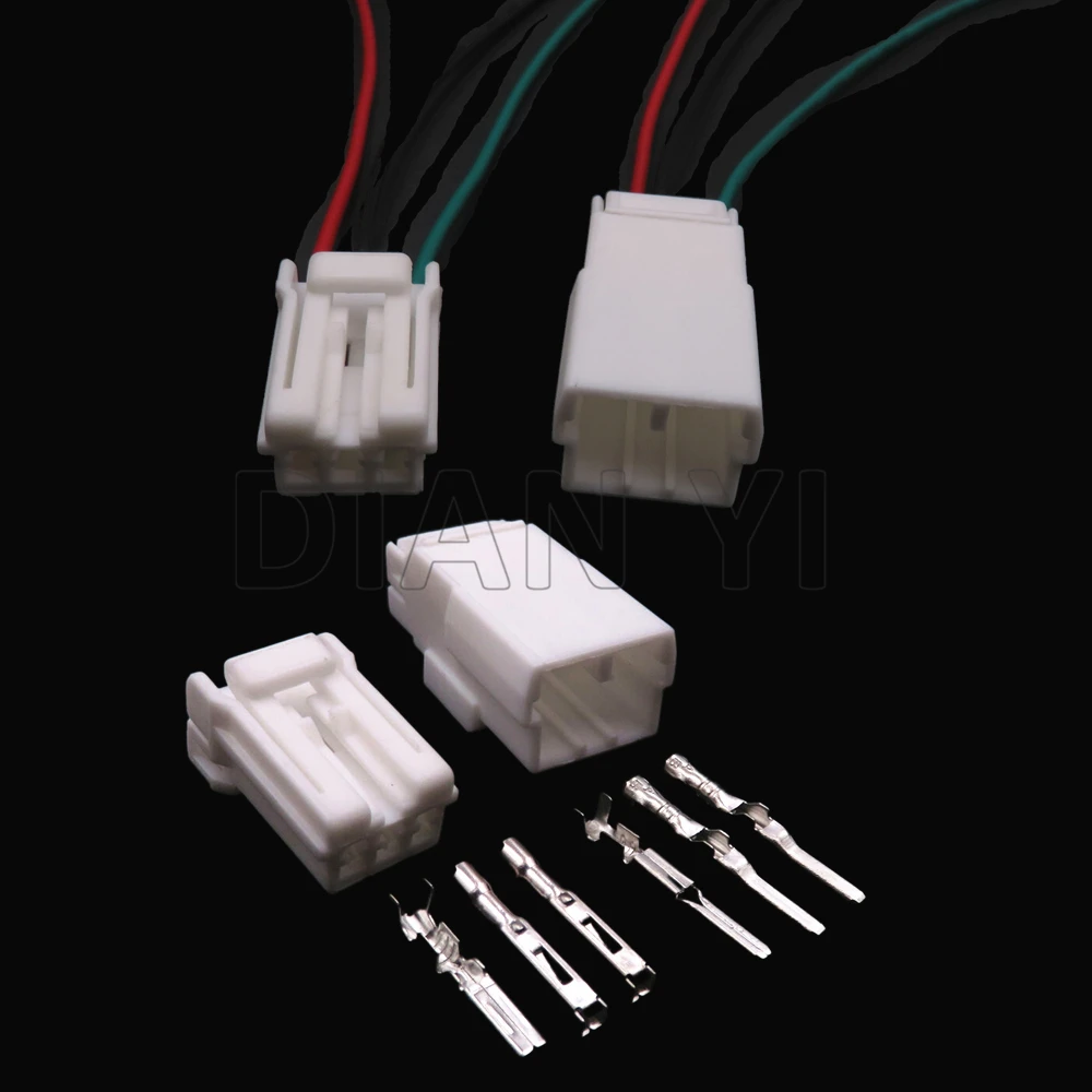 

1 Set 3 Way Starter Auto Plug 174928-1 174928-2 174921-1 174921-2 368500-1 Car Reading Light Harness Cable Socket With Terminal