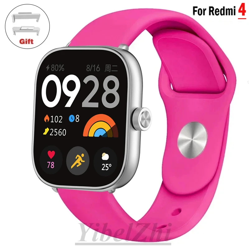 Soft Silicone Sport Bracelet Strap for Smartwatch Wristband Accessories
