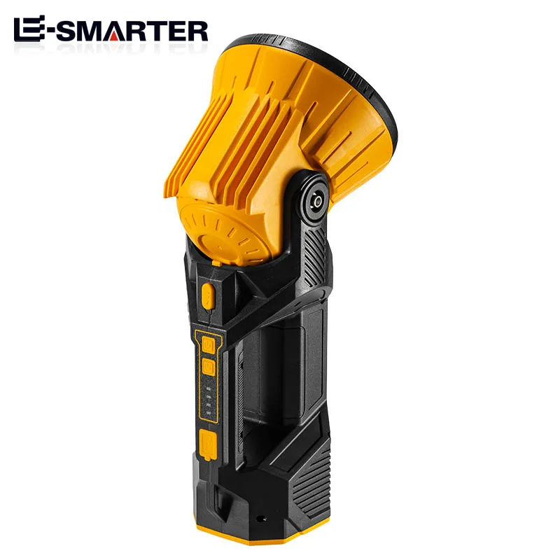 مصباح كشاف LED متعدد الوظائف وعالي الأداء، مزود بر...