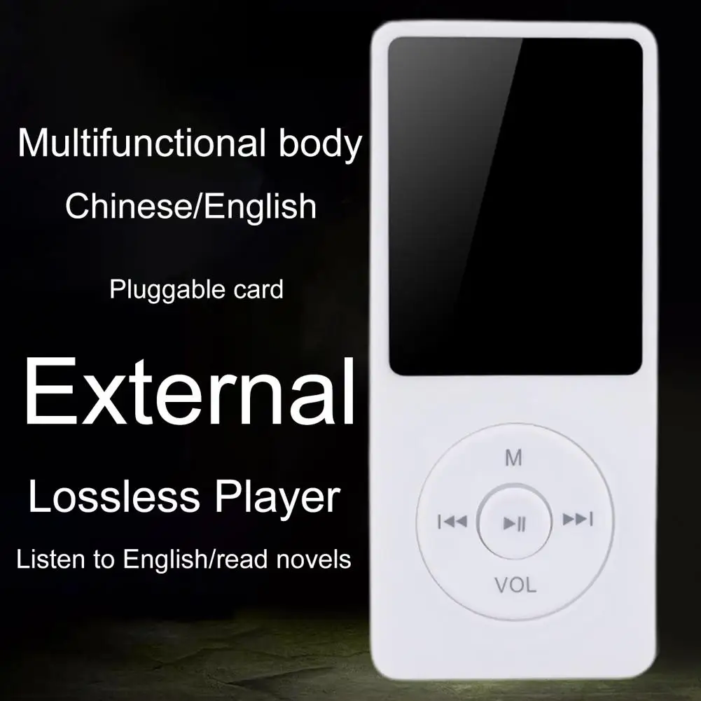 Portable Mp4 with Built in Speaker Music with 16gb Sd Card Built in Speaker Voice Recorder High quality Sound Mp3