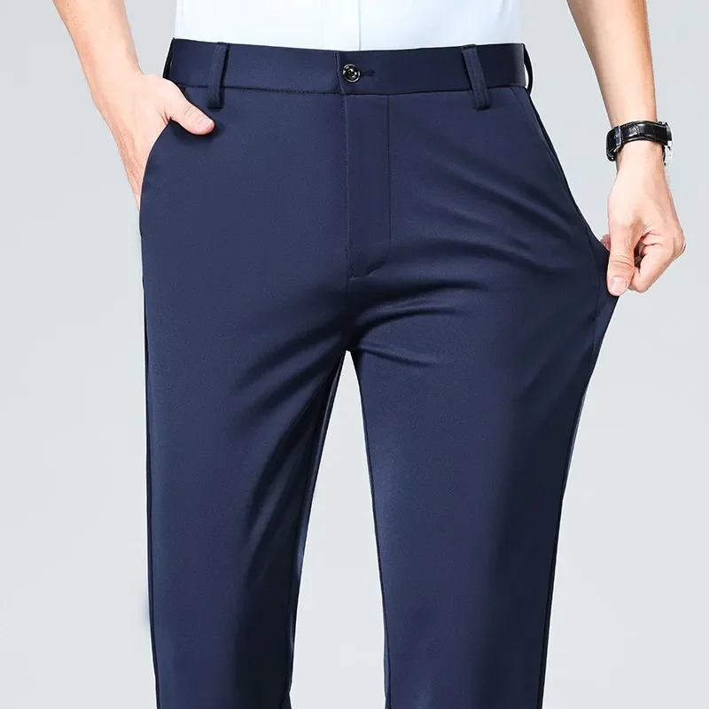 Business Pants Men Pants Men Business Multi Color Large Size Pants Fashion Versatile Comfortable Breathable Straight Leg Hombre Pants