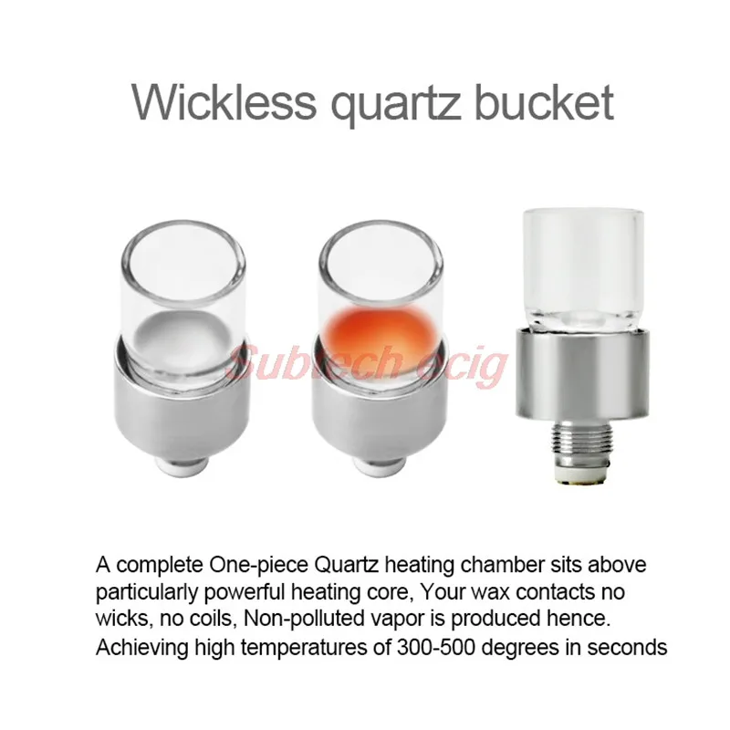 

Replacemen Heating Coil for Longmada Motar Atomizer Vaporizer 0.4ohm Wax Quartz Coilless Tank Vape 510 Thread Enail Ecig Smoking