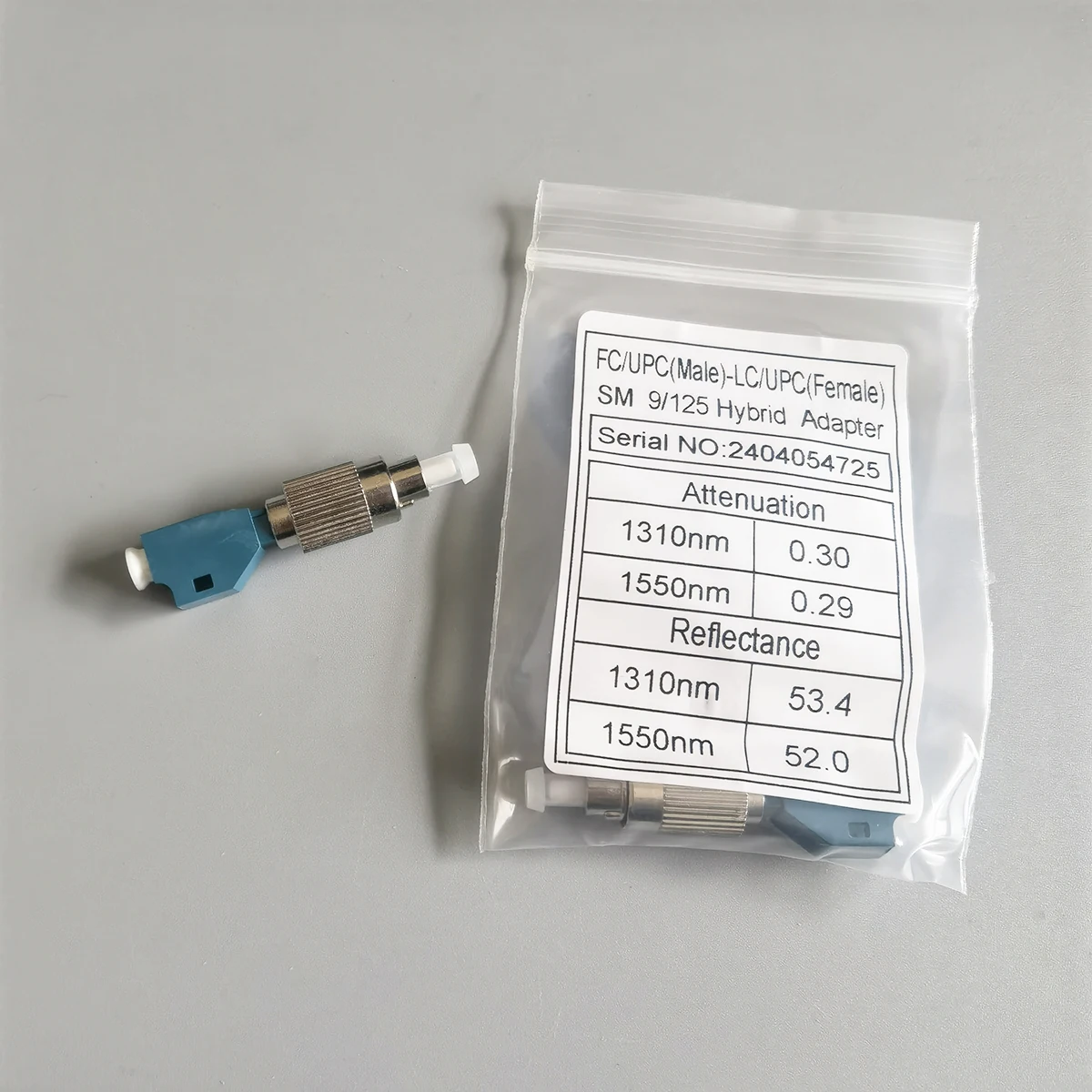 FC Female to LC Male Hybrid Converter Adapter Coupler FTTH tester Red laser pointer Single Mode Fiber Fast Connector