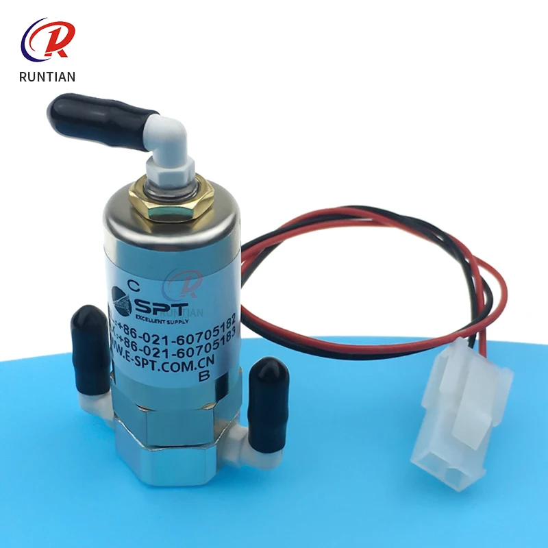 Válvula Solenóide Original para a Impressora Solvente de Allwin Spt 24v 5.5w 8w Curva Reta 3-way Válvula Solenóide para Impressora Digital - Imagem 5