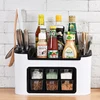 Kitchen supplies organizer Rack Multi-function Spice Storage Box Condiment Bottle Storage Rack tool knife holder shelf mx9121519 3
