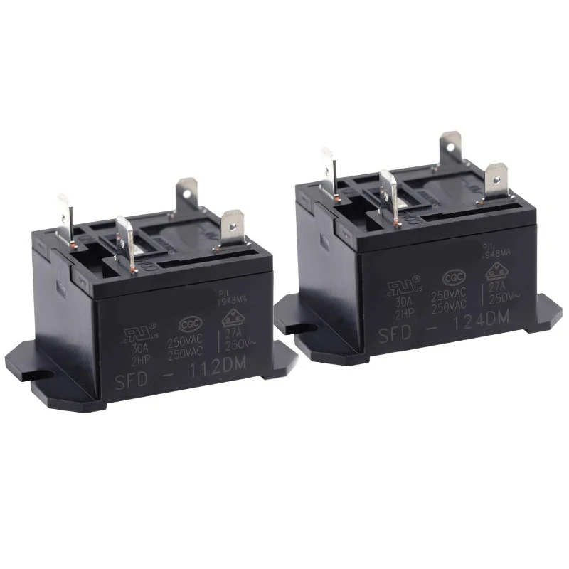 

1PCS Relay SFD-112DM SFD-124DM 4-pin 30A250VAC Replaces HF37F-012-024-1H