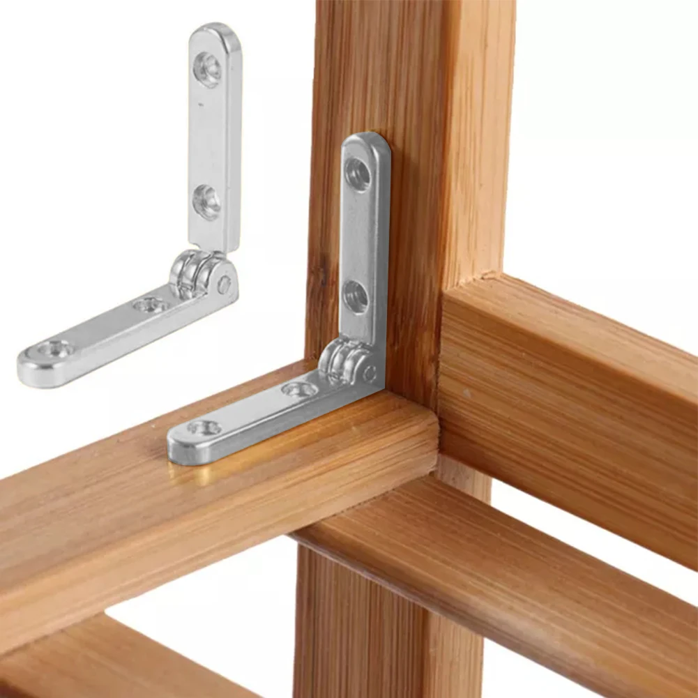 

Furniture Spring Hinge Hardware Silver Support Hinge With 40 Pcs Screws Wooden Box Zinc Alloy 10 Pieces 30x30mm