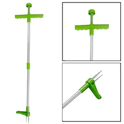 Enhanced Yard Grass Root Remover with Long Handle - Ideal for Garden Lawn Maintenance