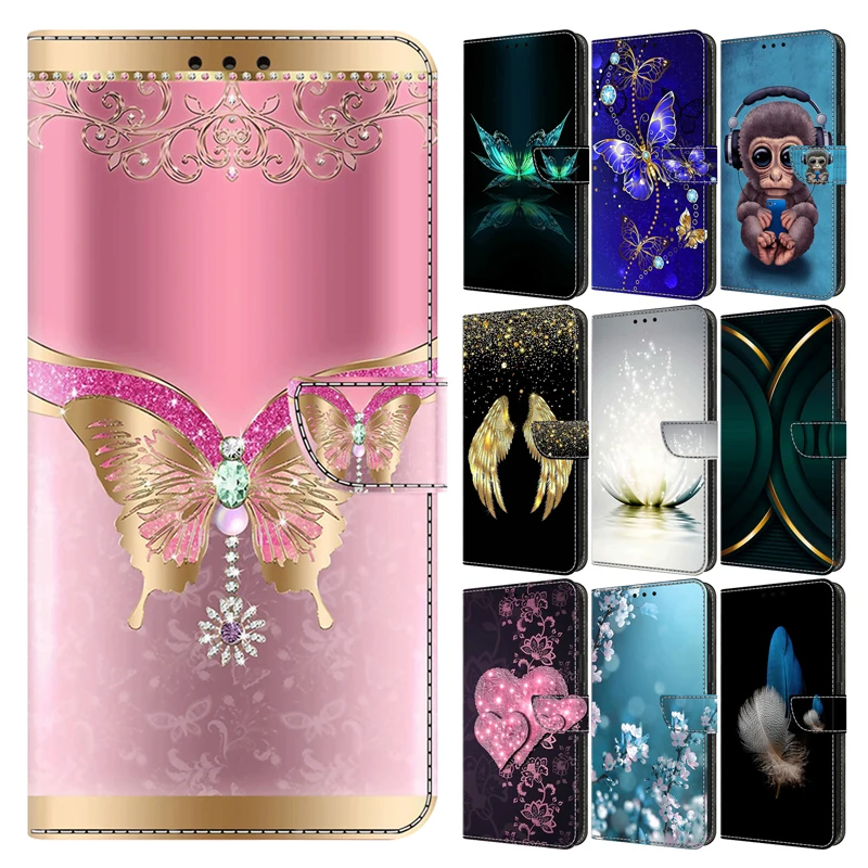 Flip Leather Magnet Magnetic Case For Samsung Galaxy S8 S9 S10 10E S20 S21 S22 S24 S23 Ultra Plus 3D Wallet Galaxy S24 FE Funda