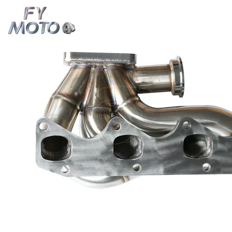 Exhaust Header for BMW E30 E34 E28 E24 M30 T3 flange 304 stainless steel