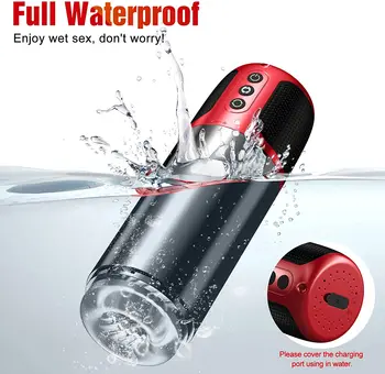 Automatic Sucking Rotating Male Masturbator Fully Submergible Pocket Pussy Vagina Blowjob Penis Trainer Adult Sex Toys for Men 6