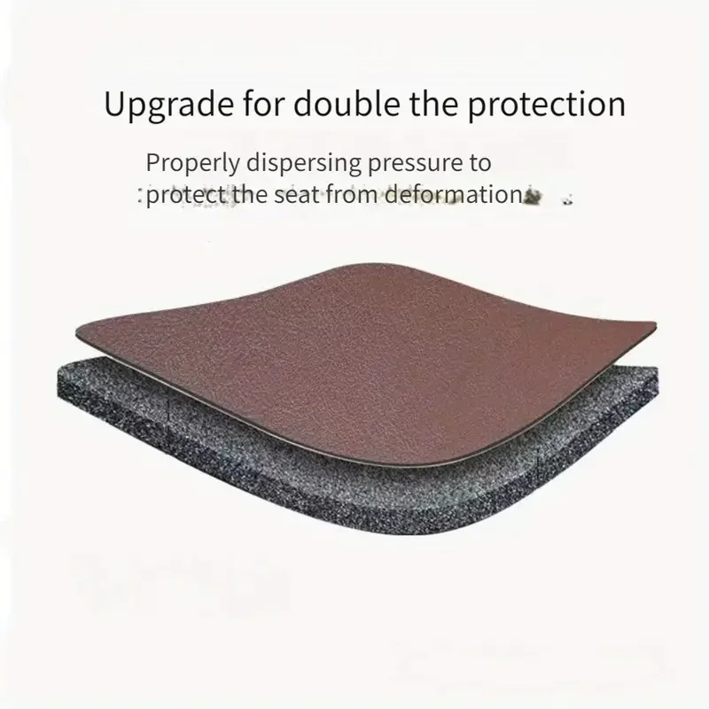 Cuscino di protezione per seggiolino di sicurezza per auto multifunzionale Cuscino per sedile di alta qualità Fondo antiscivolo adatto per la maggior parte dei cuscinetti di protezione per auto - Image 3