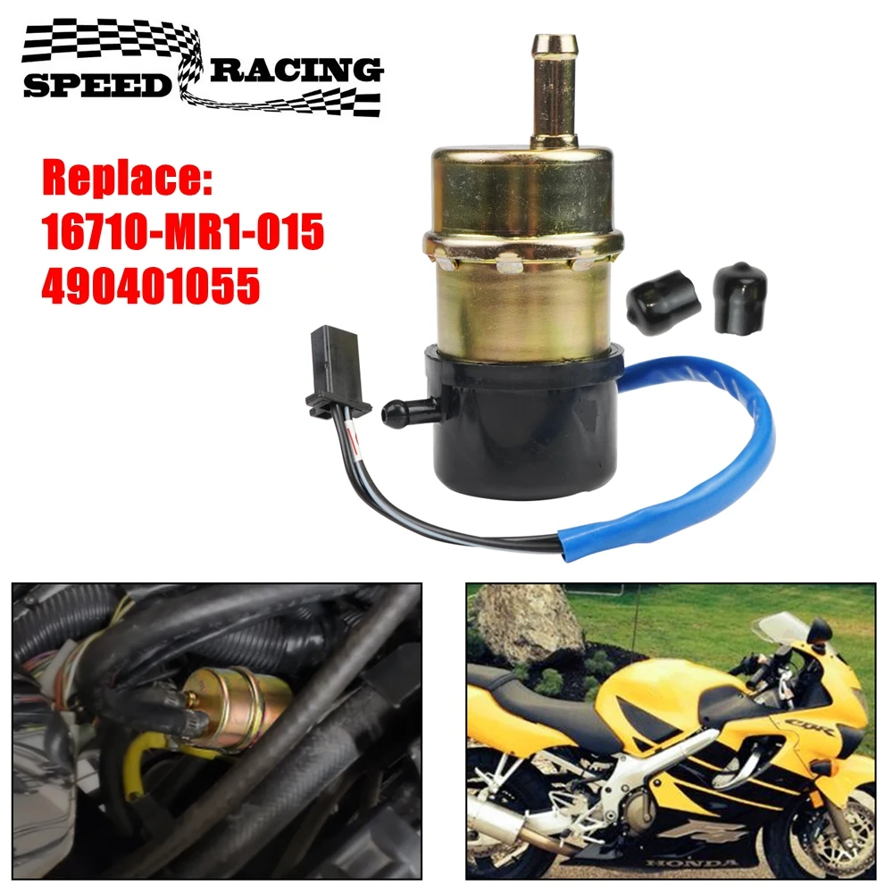 490401055 Pompa Carburante Moto 12V Per Honda Cbr600F Xrv750 Vt600C Shadow Vt750 Vfr750F Pompa Olio Moto Sostituire 16710-Mr1-015