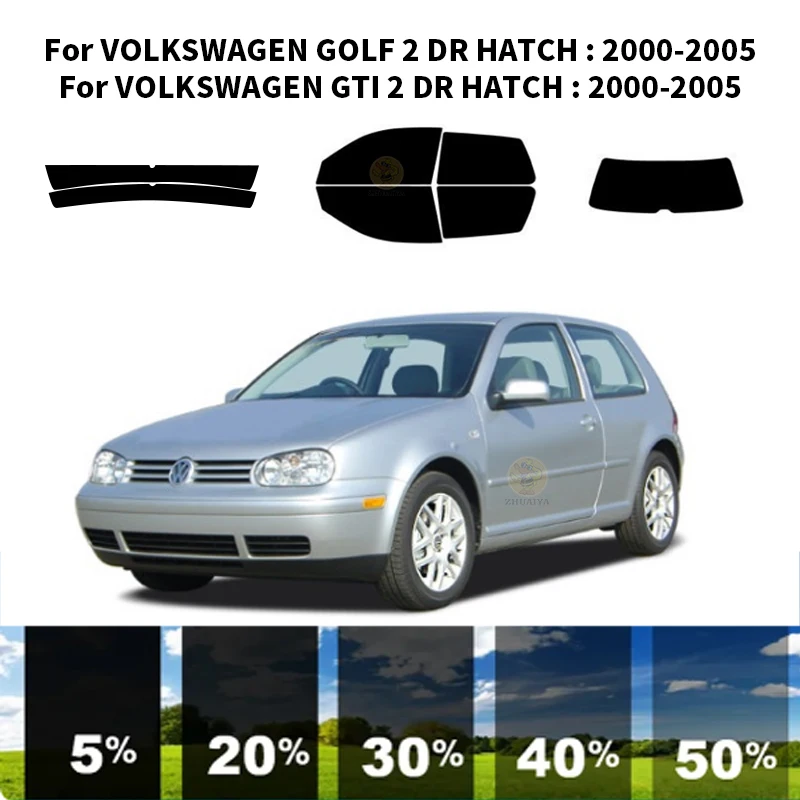 

Precut nanoceramics car UV Window Tint Kit Automotive Window Film For VOLKSWAGEN GOLF 2 DR HATCH 2000-2005