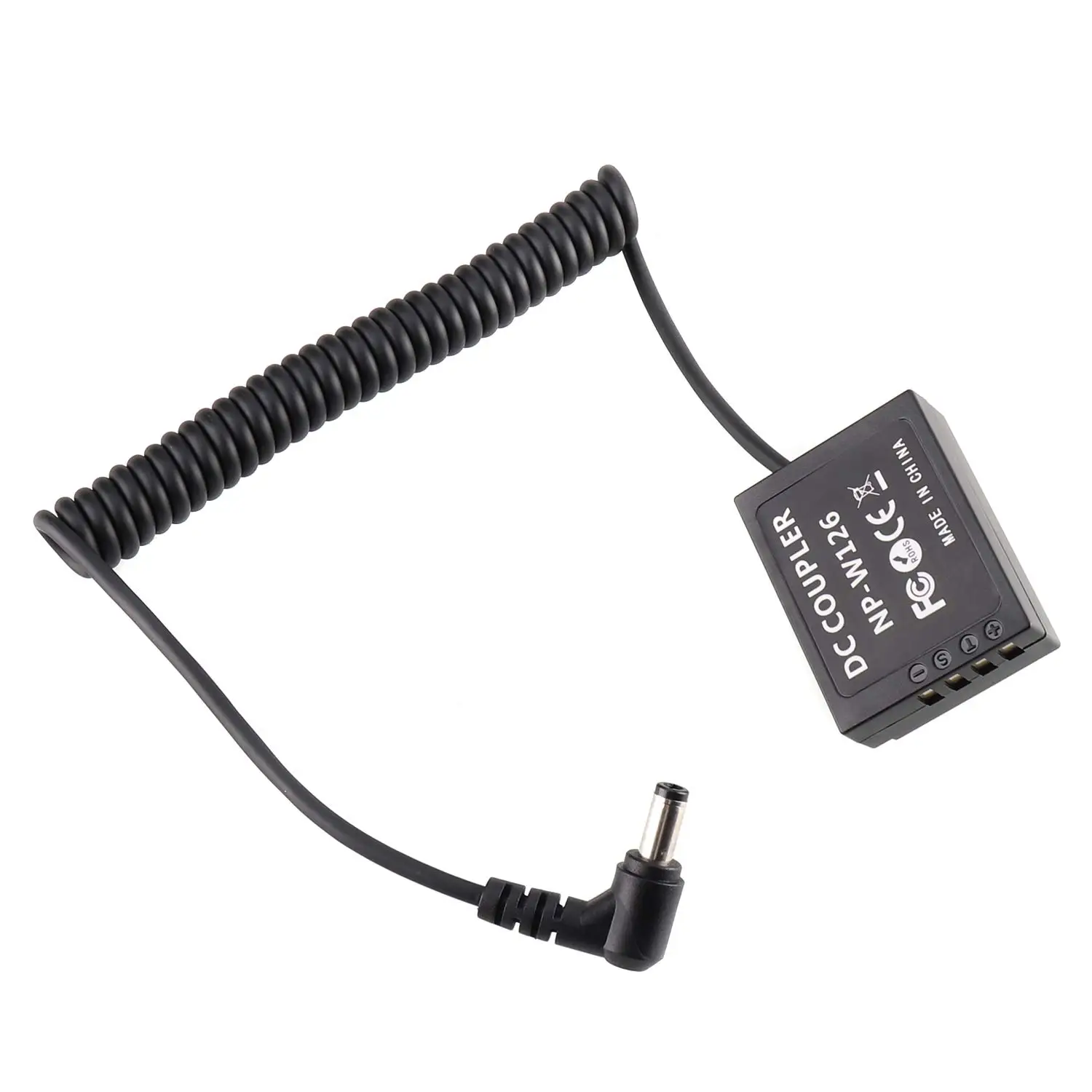 

Canfon DMW-DCC8 Dummy Battery USB-C Coupler Adapter BLC12 Dummy Battery Coupler with USB Type-C Spring Power Cable Replacement