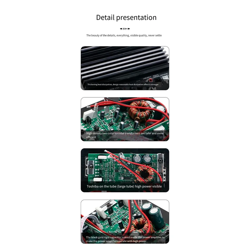 LDZS 서브우퍼 앰프 메인보드 12V 고출력 자동차 오디오 서브우퍼 앰프 보드 가정 및 자동차용 간편 설치