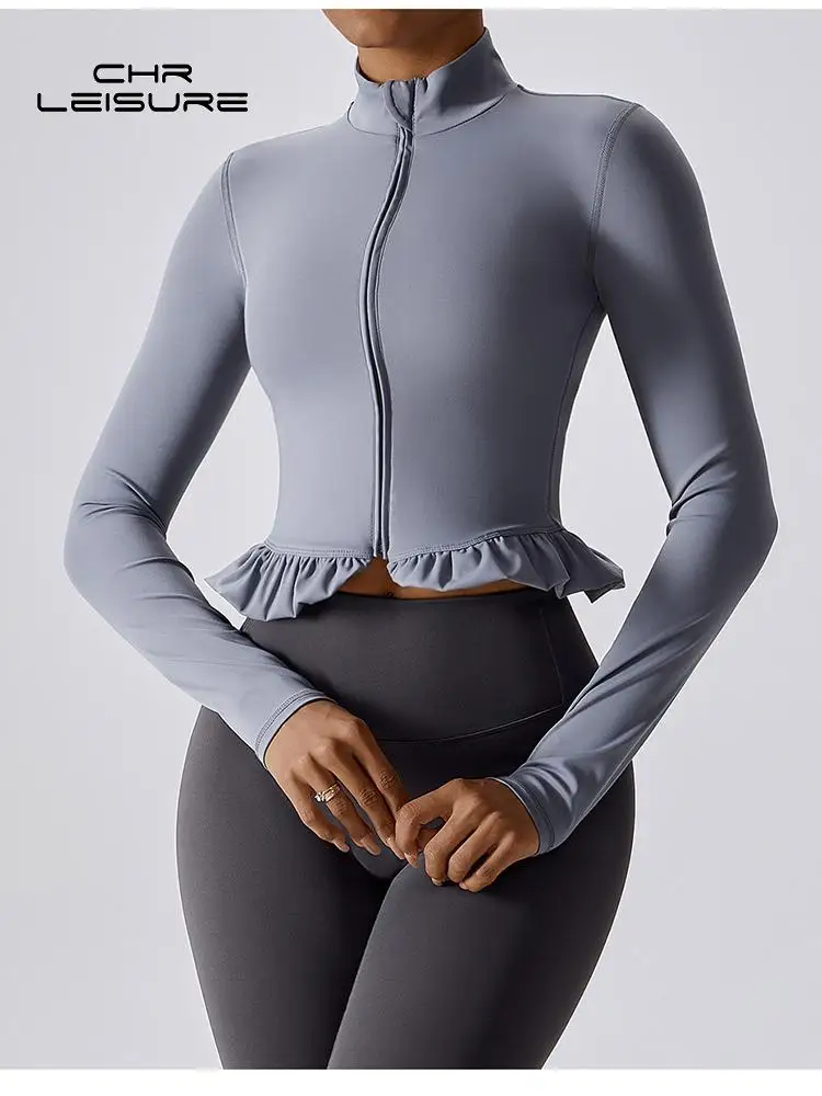 

CHRLEISURE Mallas Stretch Gym T-Shirt Women Skinny Fashion Fitness Comfortable Top Women Seamless Clothing Beautiful Crop Top
