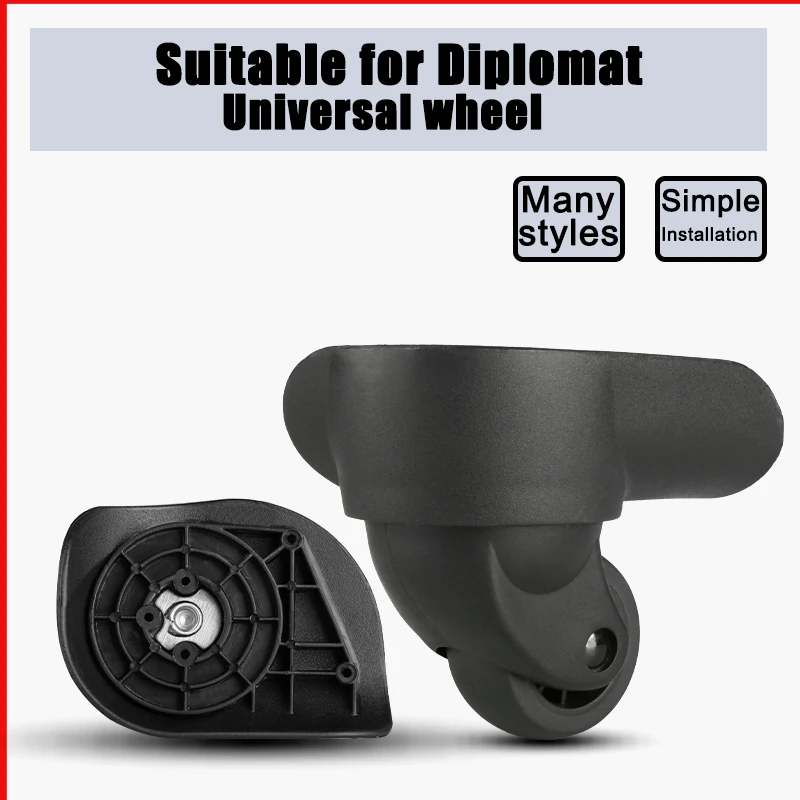 Suitable for Diplomat Luggage Accessories Replacement Luggage Carrier Wheels Fabric Accessories Replacement Pulleys