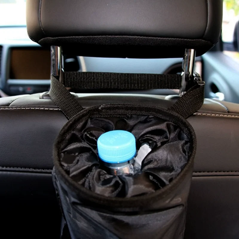 Car Trash Can Storage Bag Dust Seat Back Organizer Pocket Bags for Car Accessories