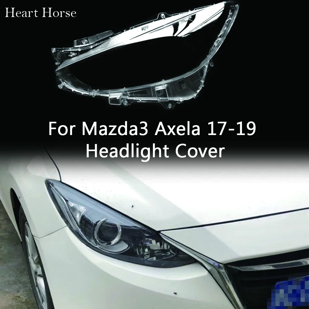 

Для Mazda 3 Mazda3 Axela 2017 2018 2019 передний налобный фонарь стеклянный абажур налобный фонарь крышка объектива лампы затеняющая крышка