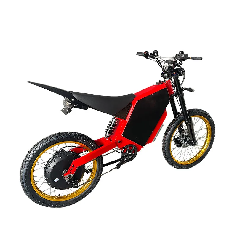 2024 All Terrain 12000W 72V Electric Fat Bike Motorcycle Powerful 5000W 8000W 15000W 80-120Kmh E Dirt Bike Bicycle For Adult Men 4