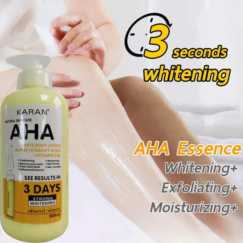 AHA Whitening Body Lotion ALPHA HYDROXY ACIDS +VITAMIN C&E Skin Care
