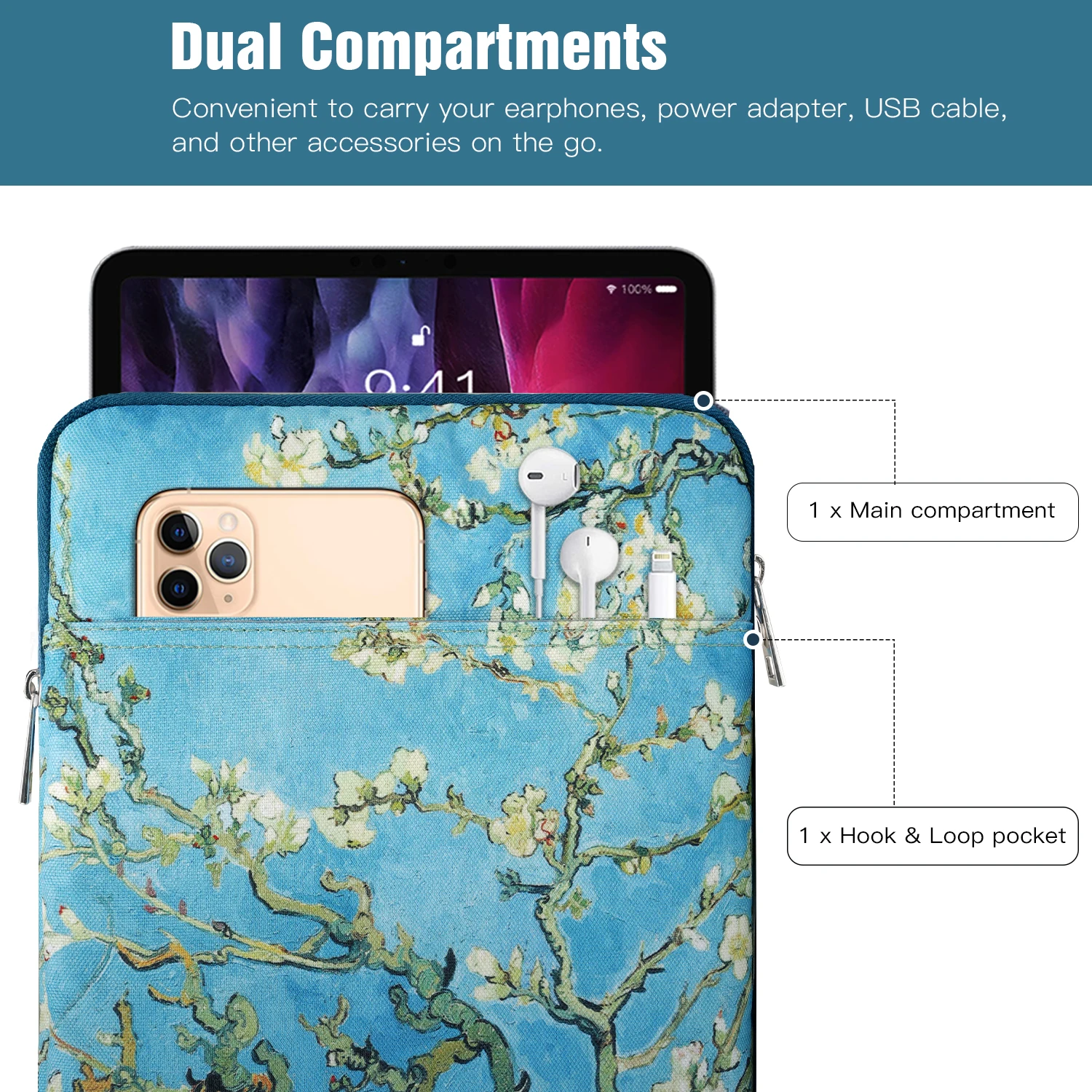 Compact and Stylish Tablet Sleeve Bag (9-11 inch)