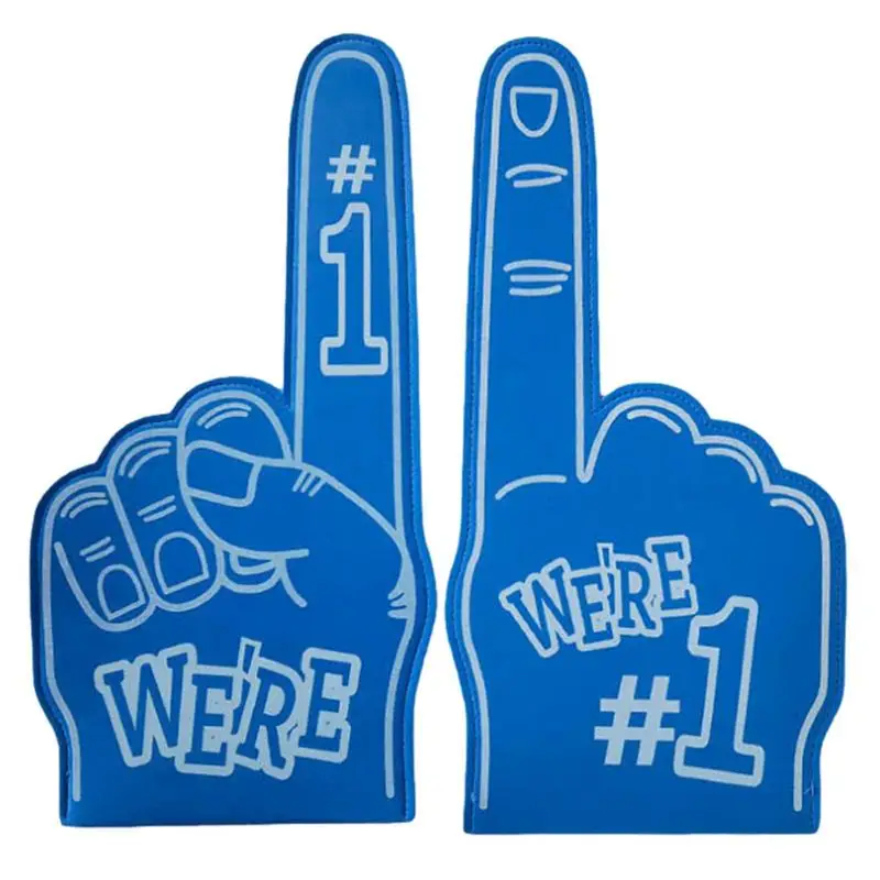 Foam finger props Cheer Up Foam Fingers for Sports 18 Inch Sports Fan Finger