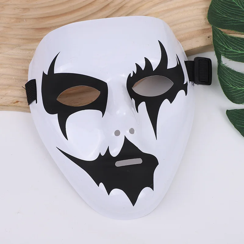 Scary White Blank Face Mask Halloween DIY Masquerade Full Face Mask Dancer  Hip-hop Mask Male Costume Mask Face Masks - AliExpress