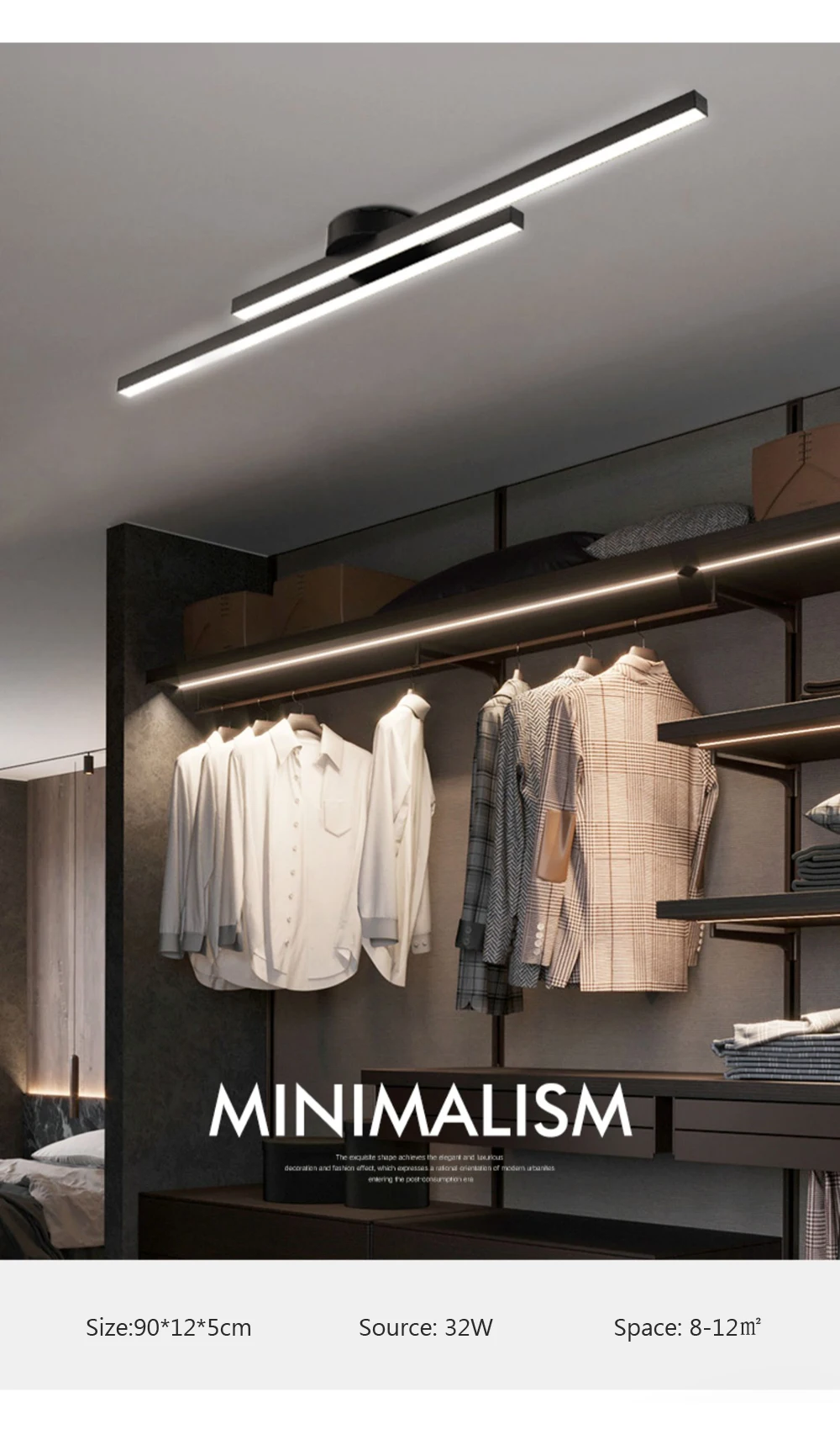 Modern LED ceiling light image 6