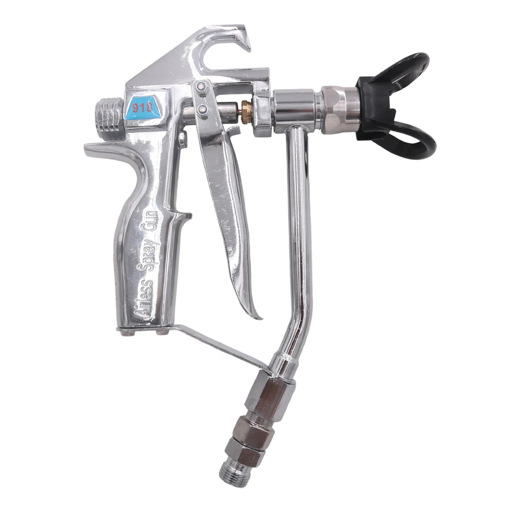 Aftermarket 4-Finger 3/8" Putty Airless Spray Gun With Guard 5000PSI NEW Suitabl