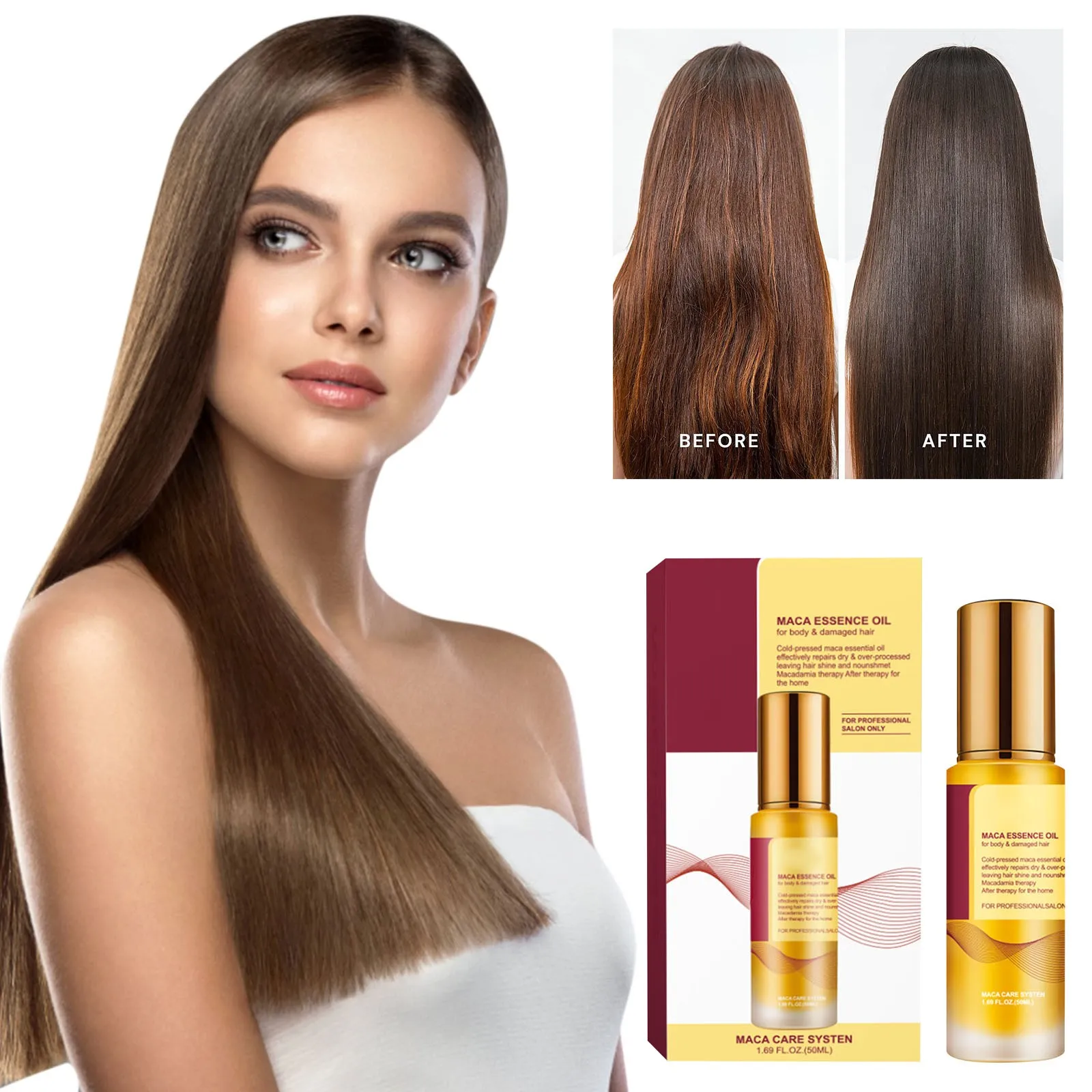 Multi Functional Hair Oil For Preventing Hair Loss Fixing Softening Oil Improving Care Anxiety 50ml Conditioner