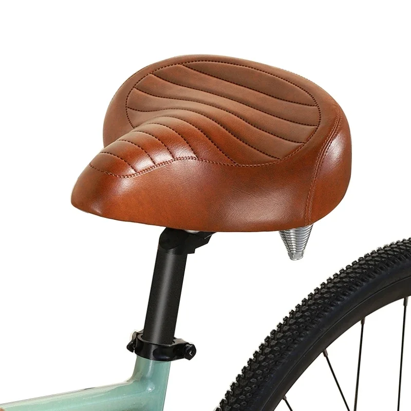 

PU Leather Bike Saddle Pad Comfortable and Durable, Perfect for Long Rides