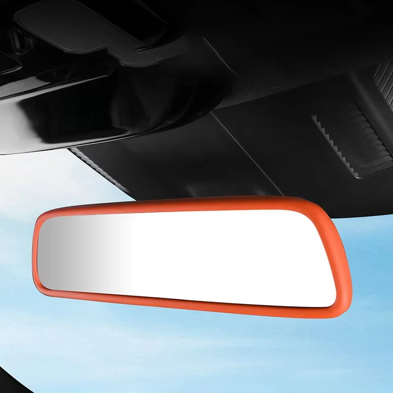 Car Rearview Mirror Protector Trim Silicone Decor Frame For Leading Ideal Lixiang L6 L7 L8 L9 MEGA creen Edge Frame Protection