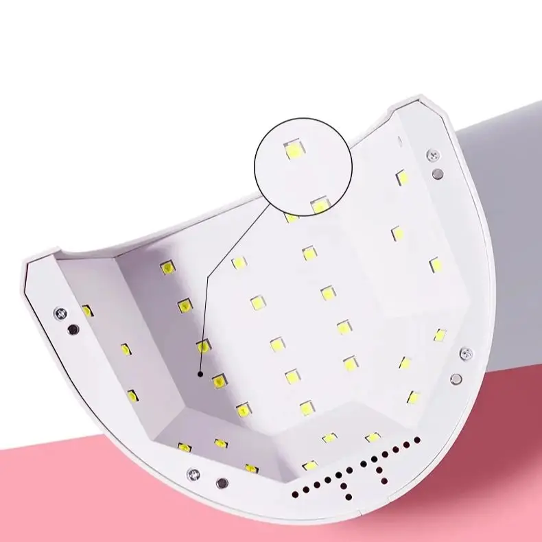 Nail Dryer Machine Induction With Timer UV Lamp For Gel Polish Dryer Lamp Nail Art Tool 48W/24W Adjustable 30 LEDs Lamp Salon 2