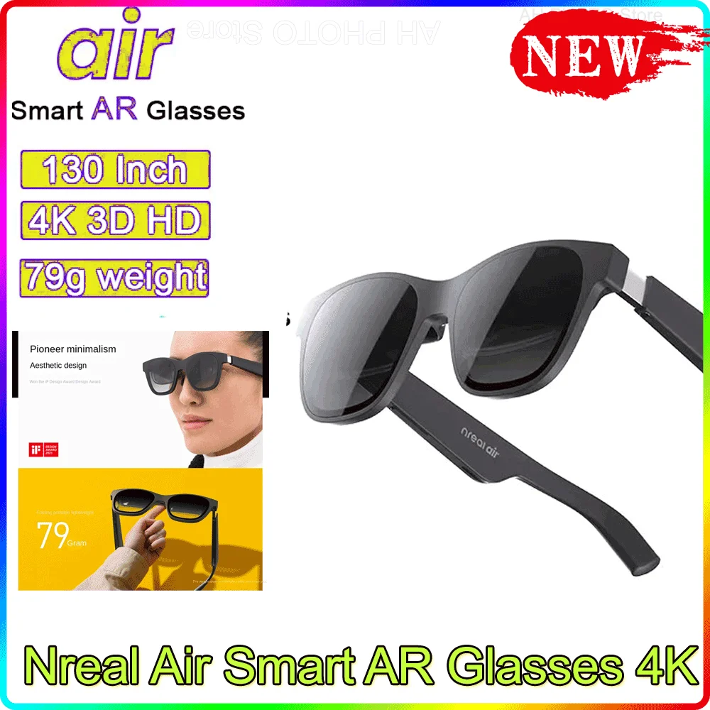 XREAL-gafas inteligentes Nreal Air 2 Pro, lentes de sol HD, pantalla de  proyección de ordenador móvil gigante, videojuegos, música - AliExpress