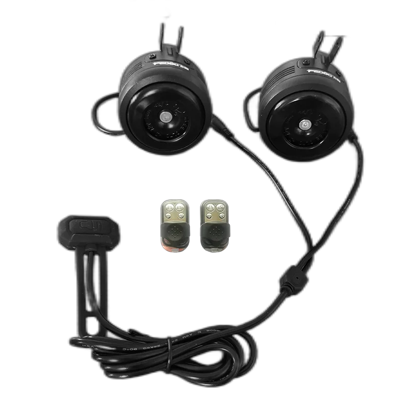 Dropshipping F219 Super Loud Electrical Bike Dual Horn Alarm Fast