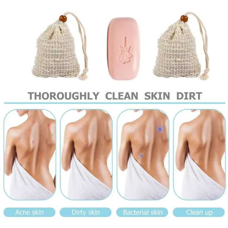 Rete schiumogena per sapone giapponese, rete per bolle di sapone per doccia da bagno, reti per la pulizia del corpo, strumento per il lavaggio del bagno, accessori per il bagno  15