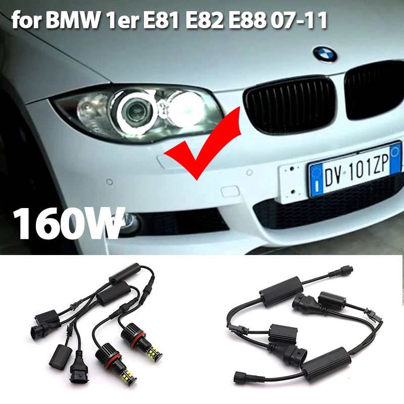 

Светодиодсветодиодный габаритные огни Angel Eyes 160 Вт для BMW 1 серии E81 E82 E88 116d 118i 118d 120i 120d 2007-2011