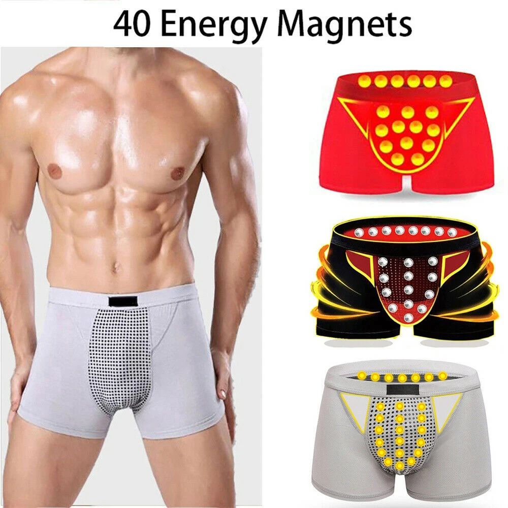 Men's Physiological Underwear Men Enlargement Underpants Health Boxer Shorts Tourmaline Prostate Magnetic Therapy now prostate health 90 капсул