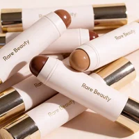 Nouveau Bronzer Crème Contouring Doux Rare Beauty, Texture Soyeuse Imperméable, pour Définir la Ligne du Visage, le Nez et les Joues, Effet Naturel Stéréo 2