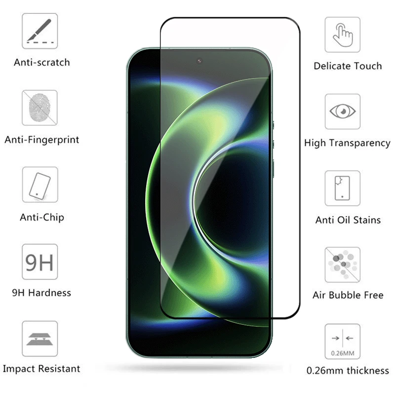 Ultra Full Cover Tempered Glass Screen Protector - HD Clarity