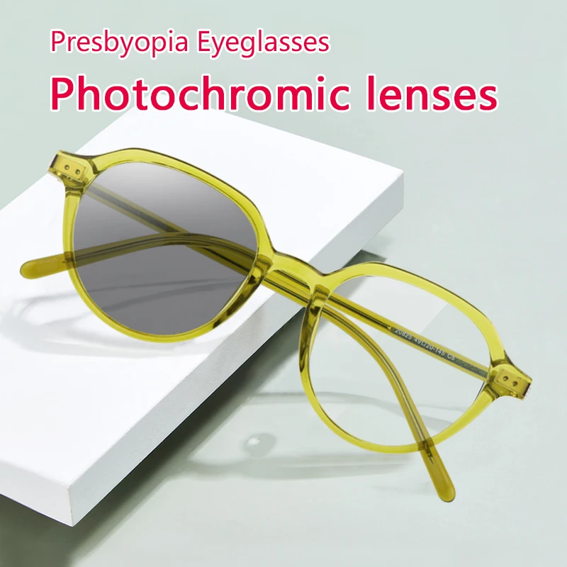 

Photochromic Reading Sunglasses,Ultra-light TR90 Frame, Anti Glare Hard & Multi-coated Lens,Stylish Readers