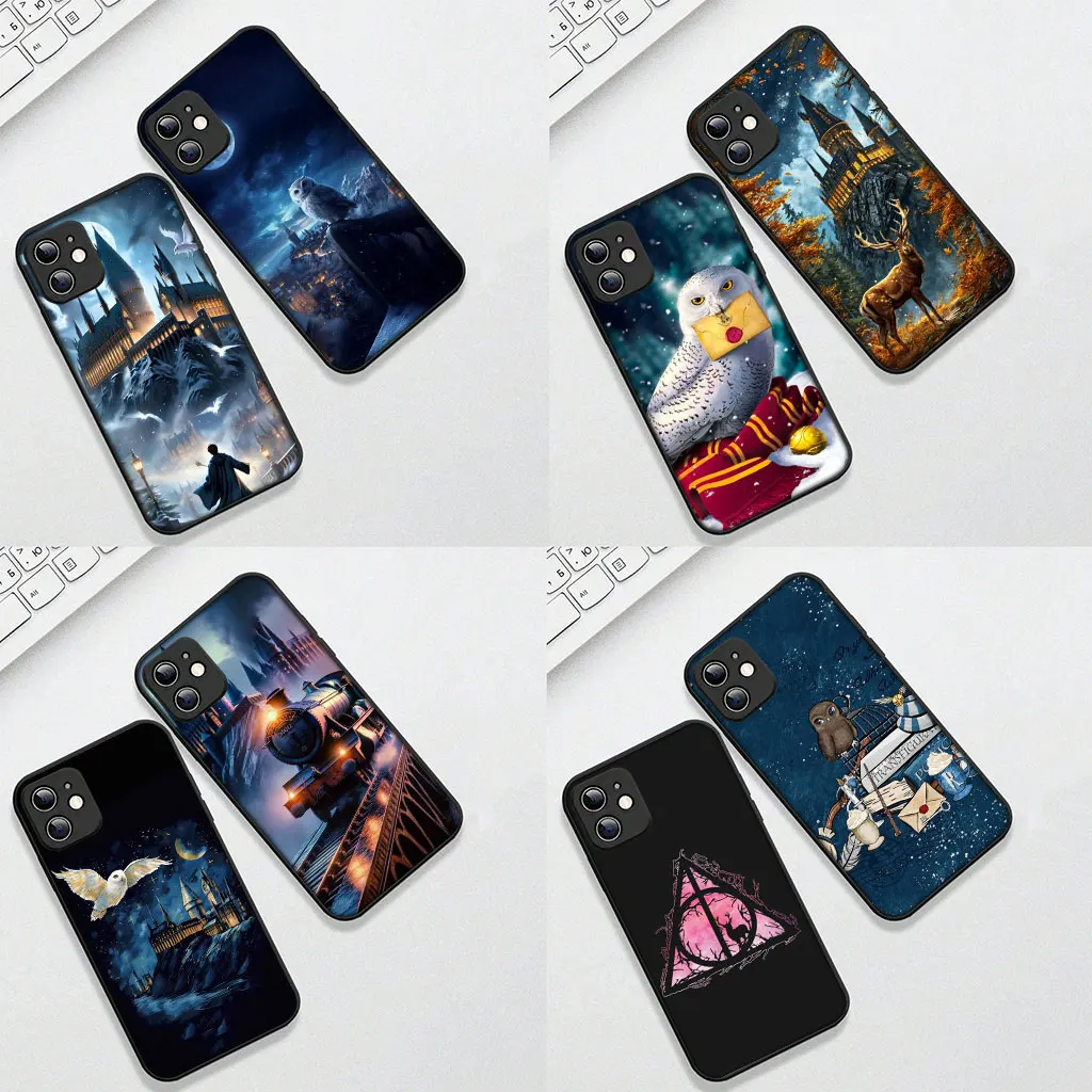 Harries Owl Wand Art Soft Phone Cover
