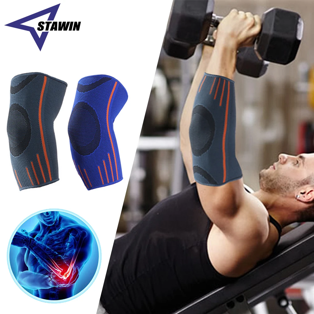 FITIZ Manicotti Per Gomito Sollevamento Pesi - Supporto In Cotone Per Palestra, Cross Training, Coppia Rossa, Taglia Unica