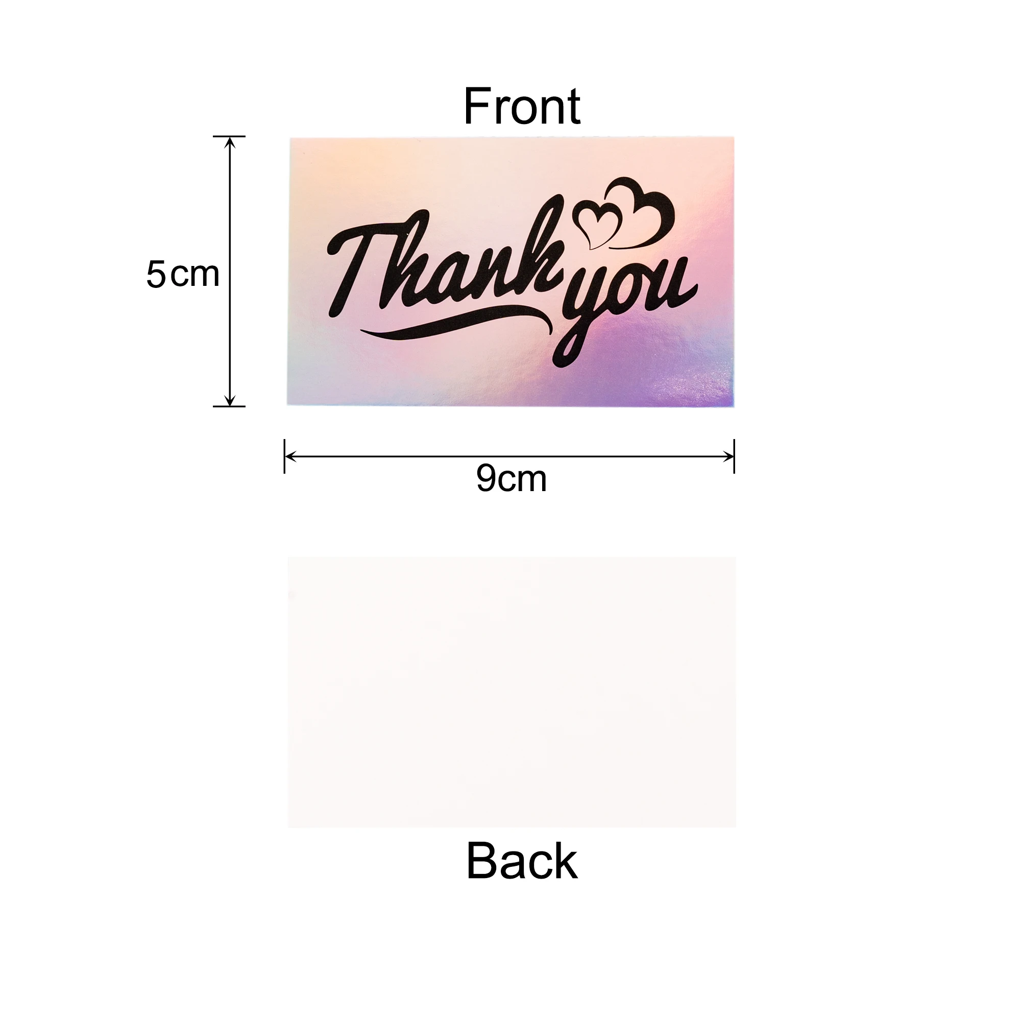 50Pcs Multiple Styles Laser Thank You Cards for Supporting My Small Business Order Shopping Purchase Thanks Greeting Card greeting cards thank you cards